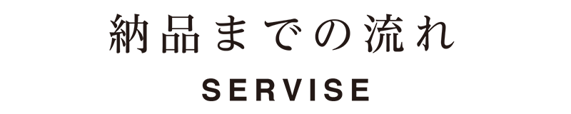 納品までの流れ